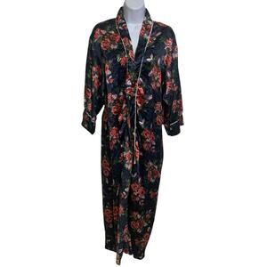 Vintage Christian Dior Floral Kimono Womens Size M